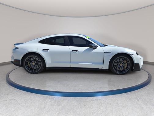 Ice Gray Metallic 2025 Porsche Taycan Turbo GT