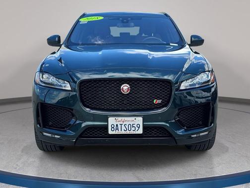 British Racing Green Metallic 2018 Jaguar F-PACE S