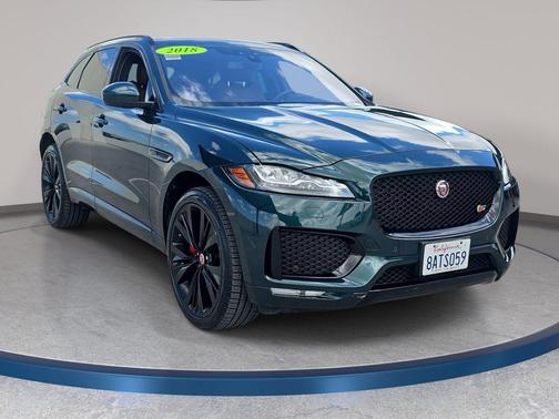 British Racing Green Metallic 2018 Jaguar F-PACE S