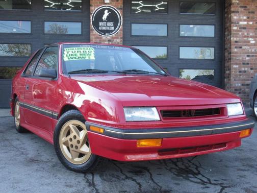 Exotic Red 1989 Dodge Shadow SHELBY CSX