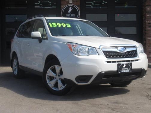 Satin White Pearl 2015 Subaru Forester 2.5i Premium