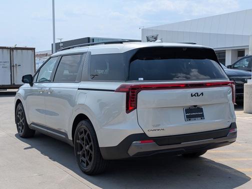Ivory Silver 2025 Kia Carnival Hybrid SX Prestige