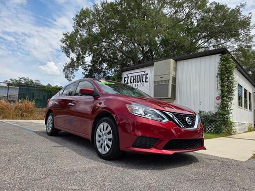 Red 2017 Nissan Sentra SV