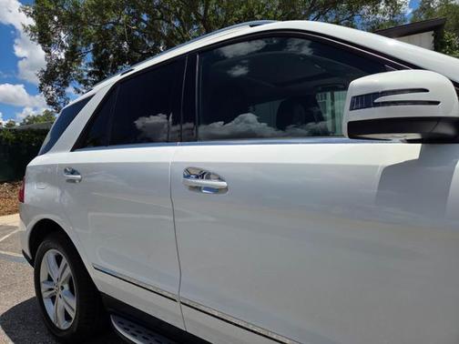 White 2015 Mercedes-Benz M-Class 4MATIC