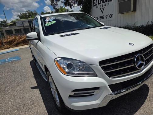 White 2015 Mercedes-Benz M-Class 4MATIC