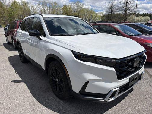 Platinum White Pearl 2024 Honda CR-V Hybrid Sport Touring AWD