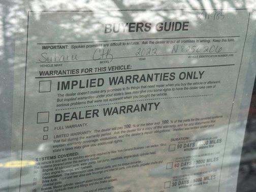 2022 Subaru Crosstrek Premium