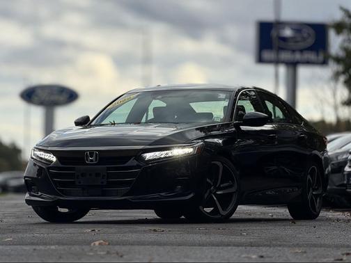 Black 2022 Honda Accord Sport 1.5T