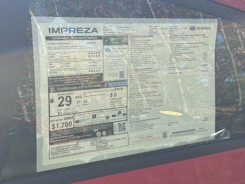 2026 Subaru Impreza Sport