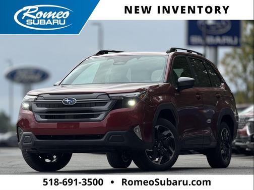 Crimson Red Pearl 2026 Subaru Forester Hybrid Premium