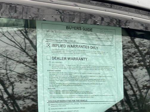 2019 Subaru Impreza 2.0i