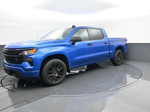 Glacier Blue Metallic 2022 Chevrolet Silverado 1500 Custom