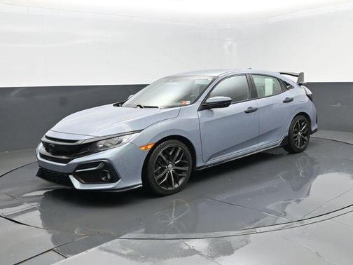 Blue 2021 Honda Civic Sport