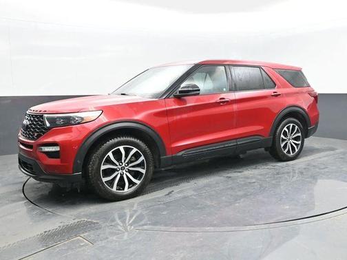 Red 2022 Ford Explorer ST
