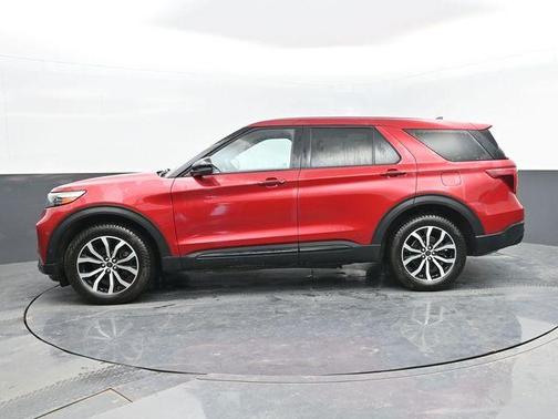 Red 2022 Ford Explorer ST