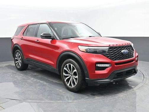 Red 2022 Ford Explorer ST