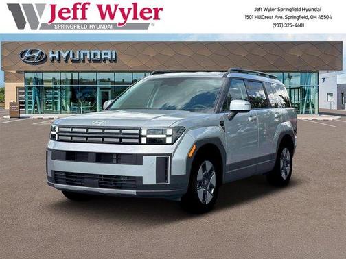 Shimmering Silver 2026 Hyundai SANTA FE HEV SEL