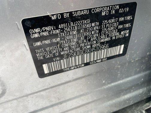 2019 Subaru Forester Premium