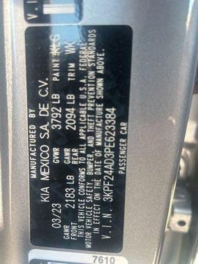 2023 Kia Forte LXS