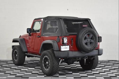 Red 2007 Jeep Wrangler X