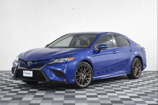 Blue 2023 Toyota Camry SE