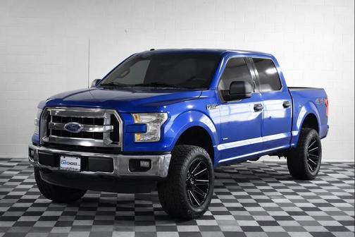 Blue 2015 Ford F-150 XLT