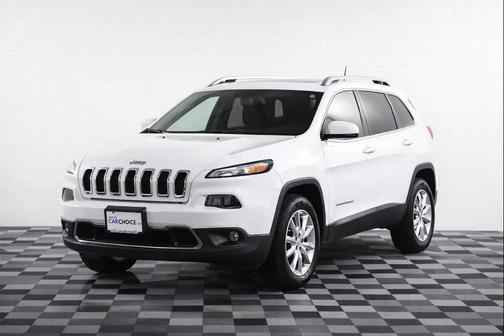 White 2014 Jeep Cherokee Limited