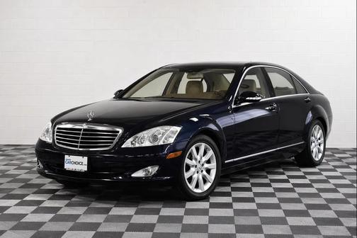Black 2008 Mercedes-Benz S-Class 4MATIC