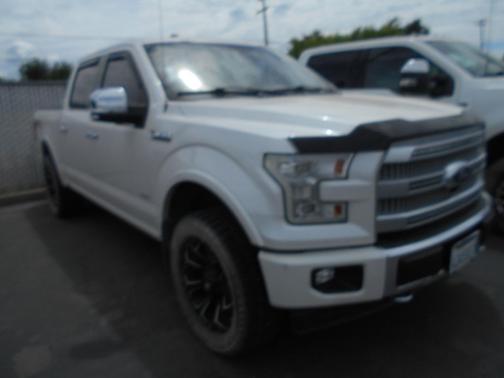 White 2017 Ford F-150 Leather