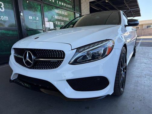 White 2018 Mercedes-Benz AMG C 43 4MATIC