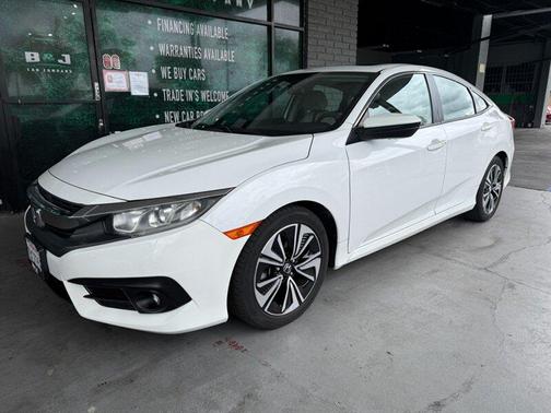 White 2016 Honda Civic EX-T