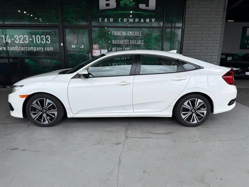 White 2016 Honda Civic EX-T