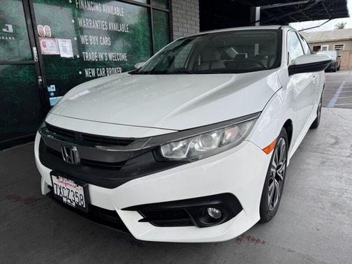 White 2016 Honda Civic EX-T
