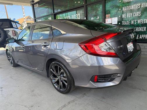 Modern Steel Metallic 2021 Honda Civic Sport