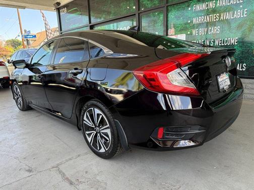 Black 2017 Honda Civic EX-L