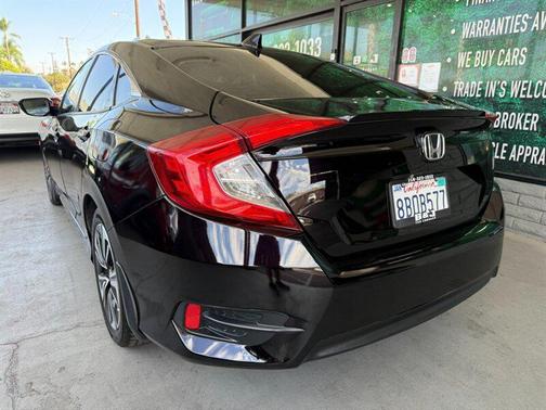 Black 2017 Honda Civic EX-L