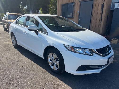 Taffeta White 2015 Honda Civic LX