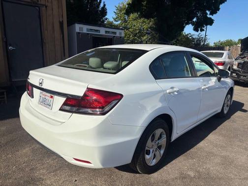Taffeta White 2015 Honda Civic LX