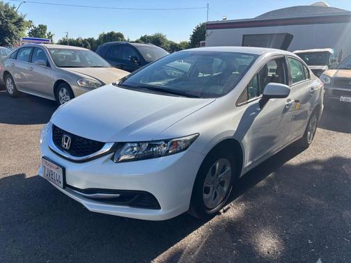 Taffeta White 2015 Honda Civic LX