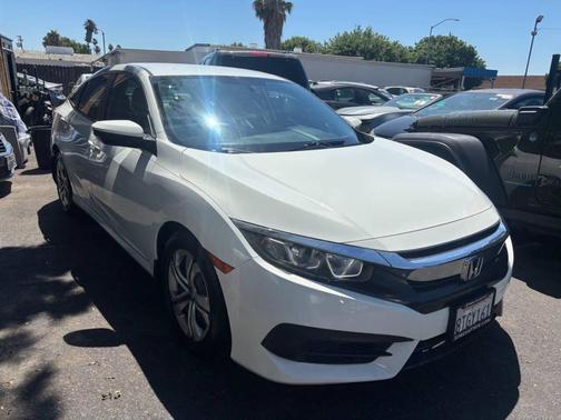 Taffeta White 2016 Honda Civic LX