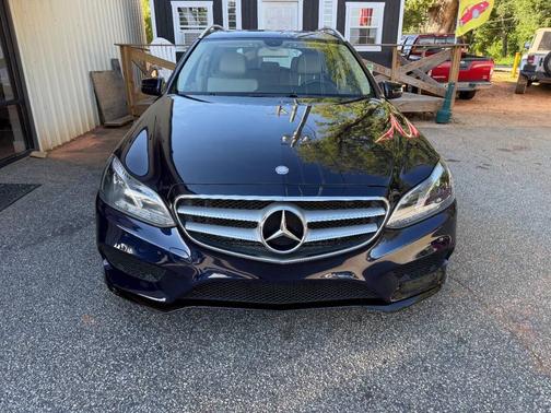 Blue 2014 Mercedes-Benz E-Class E 350 4MATIC