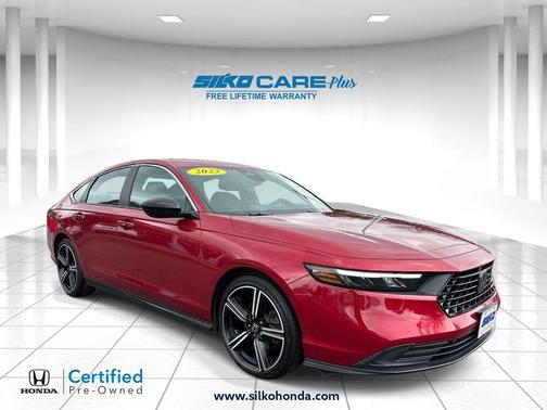 Radiant Red Metallic 2023 Honda Accord Hybrid Sedan