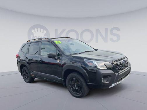 Crystal Black Silica 2023 Subaru Forester Wilderness