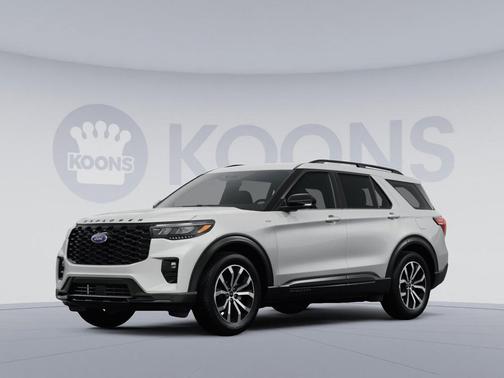 White Metallic 2025 Ford Explorer ST-Line