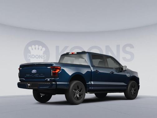 Antimatter Blue Metallic 2024 Ford F-150 Lightning Flash