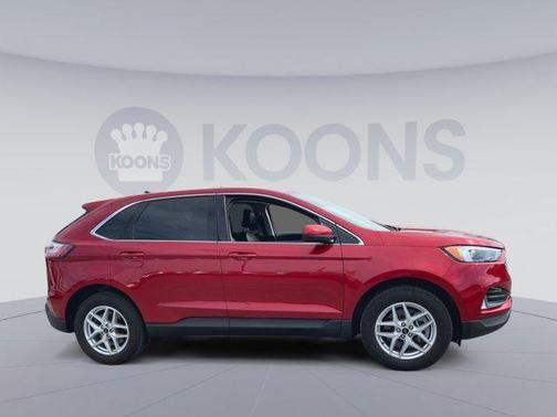 Rapid Red Metallic Tinted Clearcoat 2023 Ford Edge SEL
