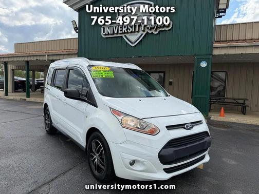 Frozen White 2016 Ford Transit Connect XLT w/Rear Liftgate