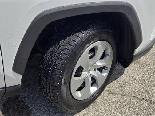 White 2022 Toyota RAV4 LE