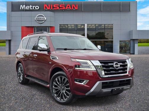 Coulis Red 2022 Nissan Armada Platinum