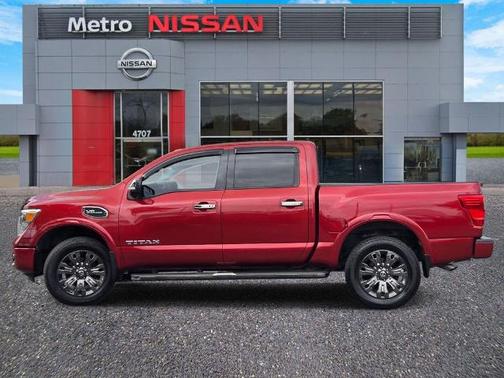 Cayenne Red 2017 Nissan Titan Platinum Reserve